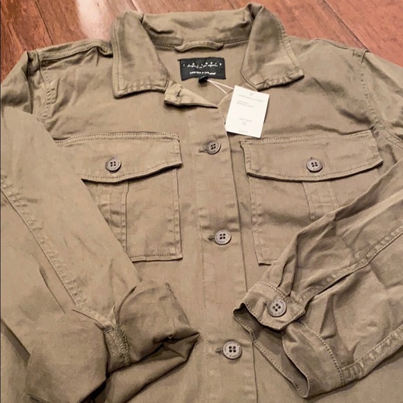 Sanctuary Anthro Camp Out Olive Green Jacket S - Picture 3 of 5